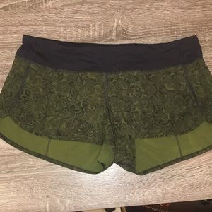 Lululemon speed shorts